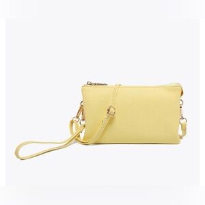NWT Pastel Yellow Jen & Co Crossbody Bag